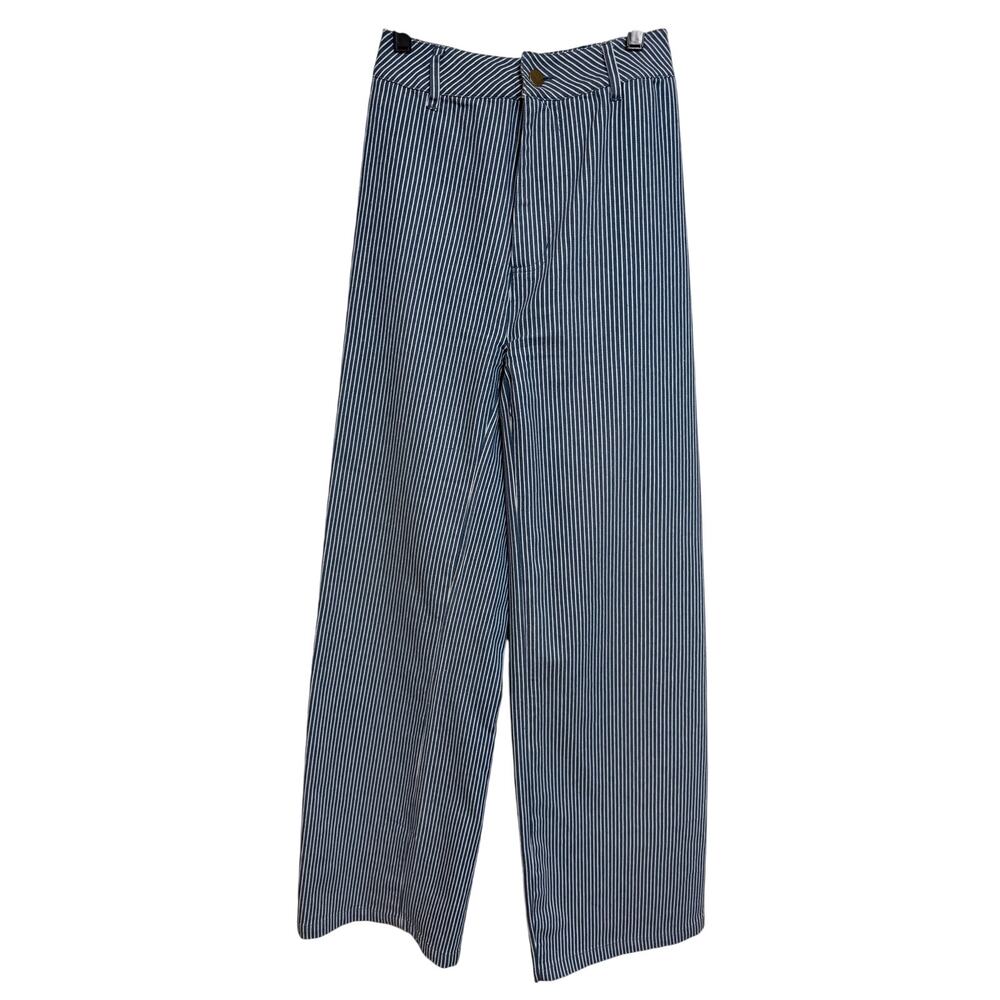 Jackson Rowe Indigo Pinstripe 'Peggy Pant' Womens Size XS
